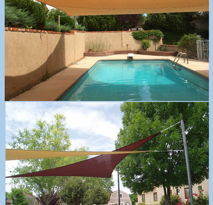 Freestanding Shade Sails